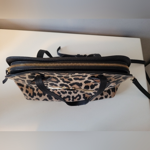 Kate Spade Run Wild Lottie Leopard Print Leather Satchel, VGUC - Picture 13 of 13